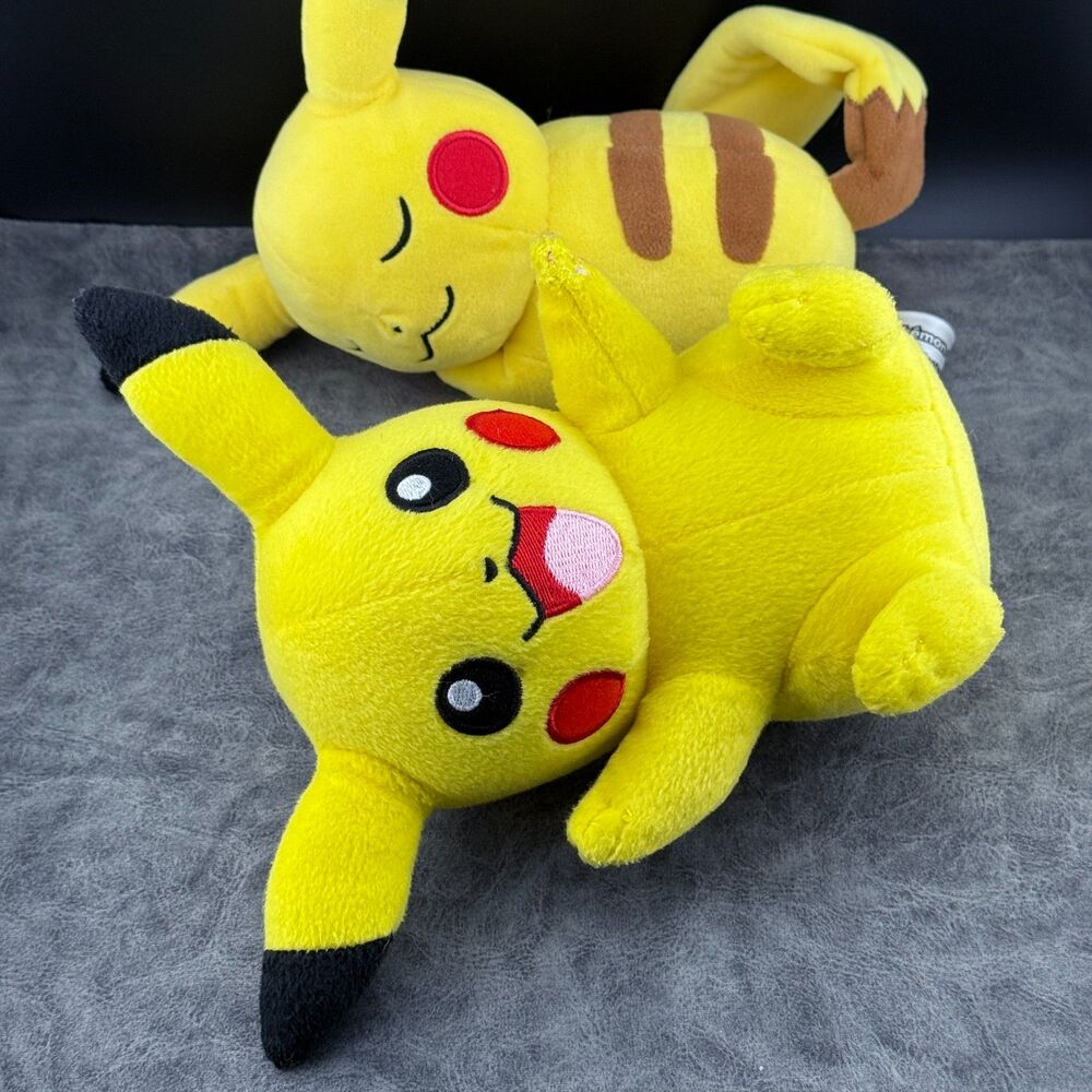Lot of Five (5) Plush Toys Two Pikachu The Odd 1'S Out Poop Among Us - Picture 5 of 11